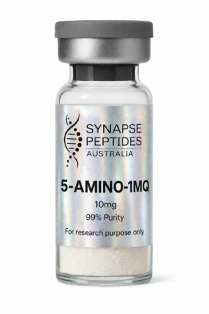 Synapse Peptides Australia 5-AMINO-1MQ 10mg research compound vial