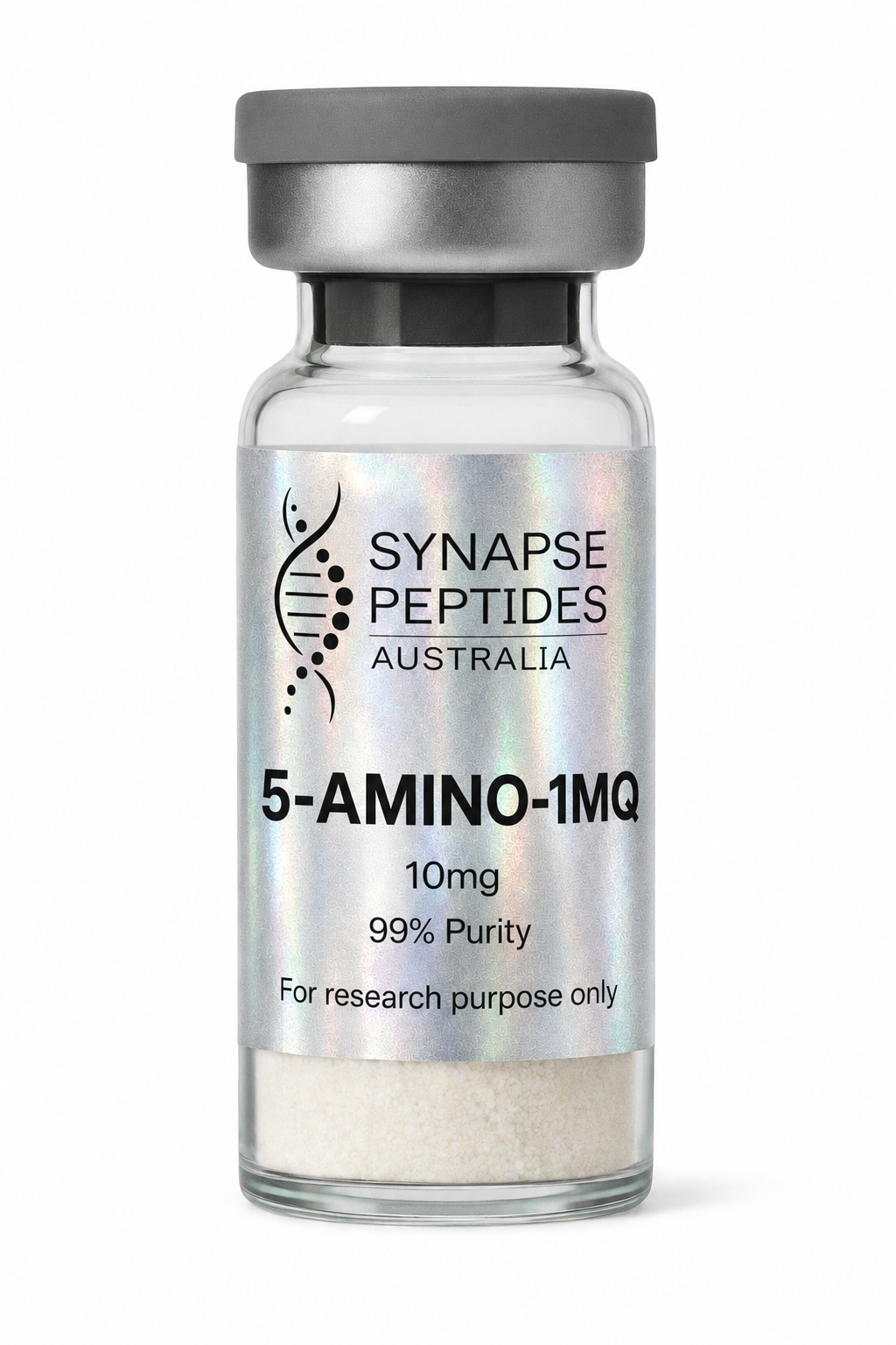 Synapse Peptides Australia 5-AMINO-1MQ 10mg research compound vial